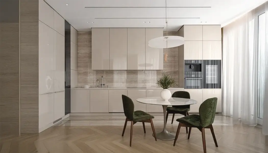 superficie de madera brillante TAUPE 1