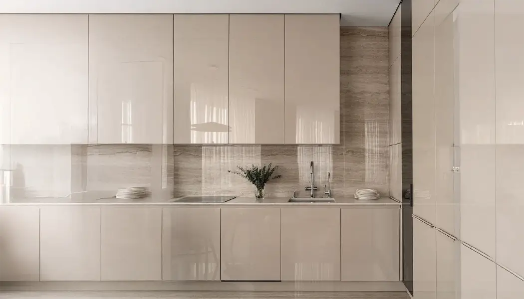 superficie de madera brillante TAUPE 2