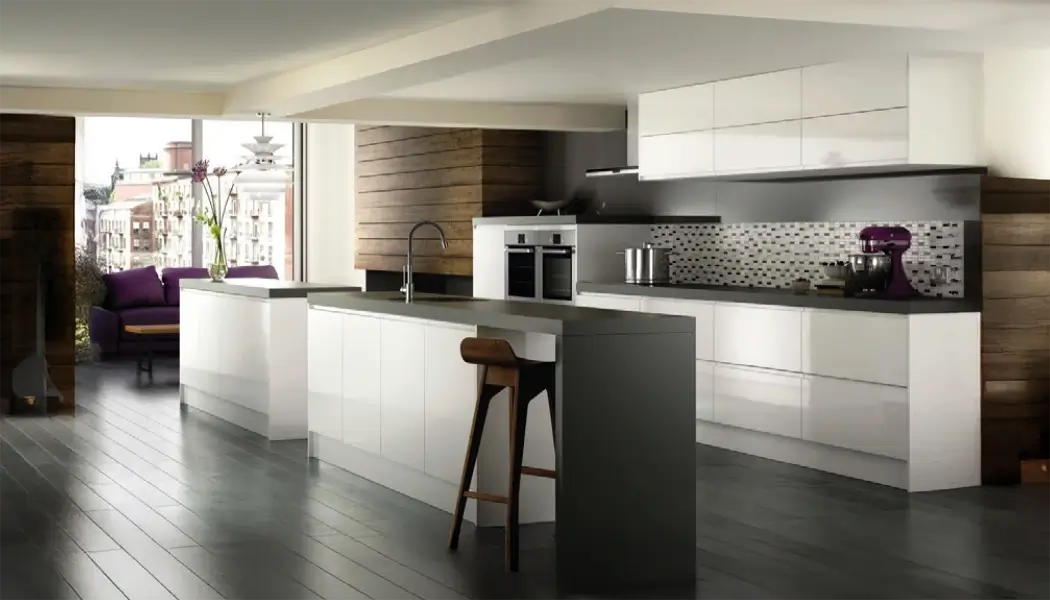 superficie de madera brillante blanco 2